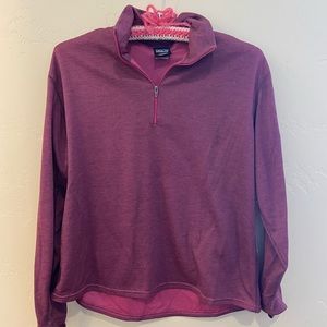 Patagonia Capilene Quarter Zip Pink Shirt L